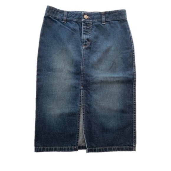 Gucci Dresses & Skirts - Vintage Gucci Jean Skirt